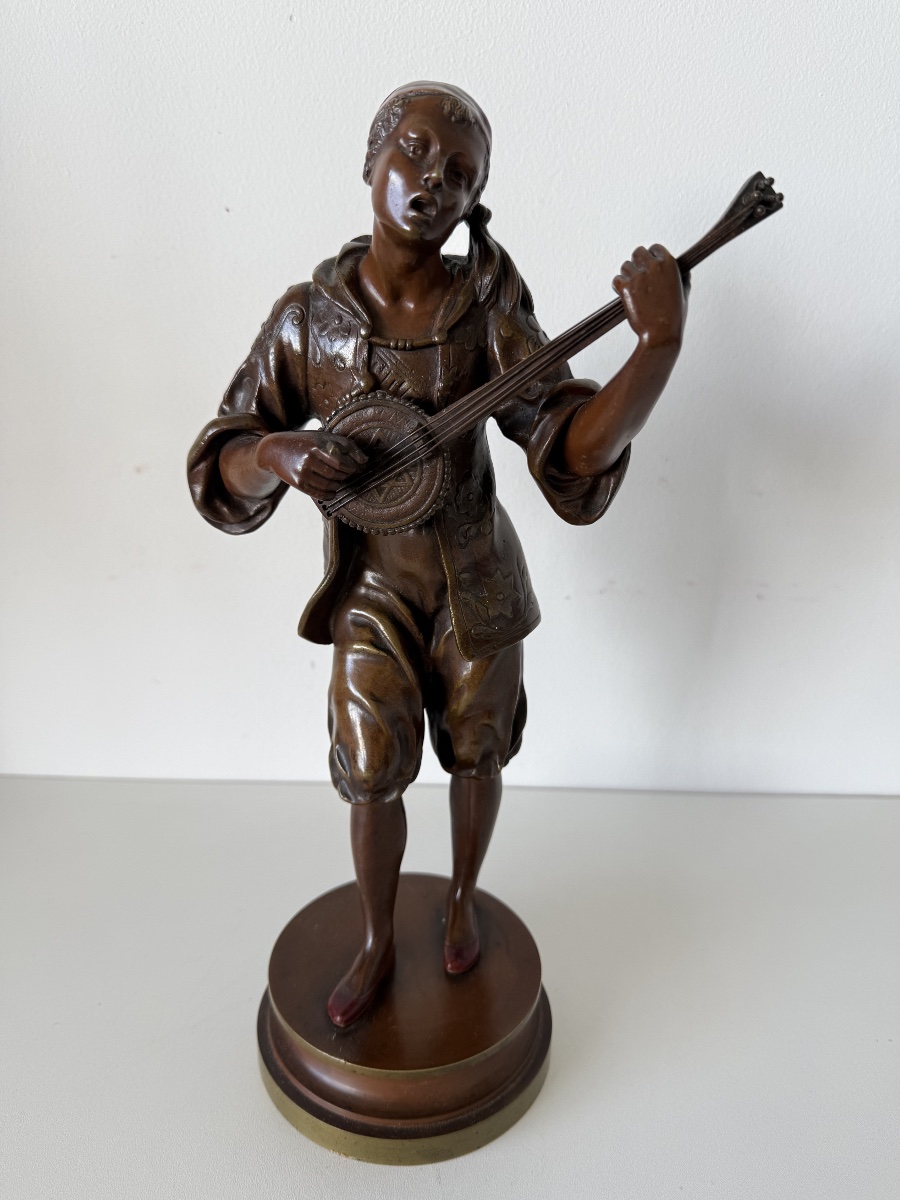 The Neapolitan Singer, Bronze Bust