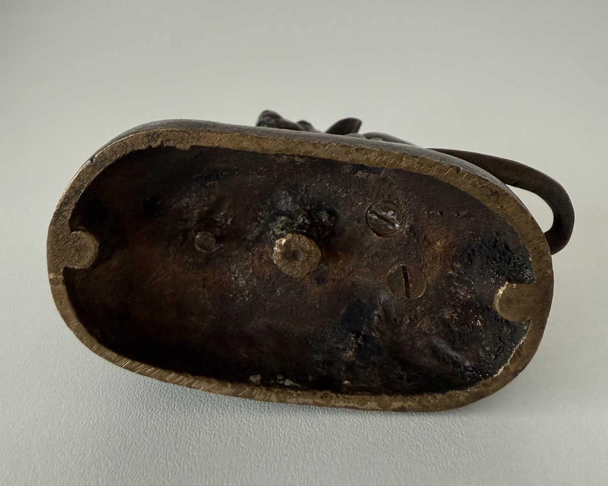 The Mouse And The Nut, Bronze Sculpture-photo-3