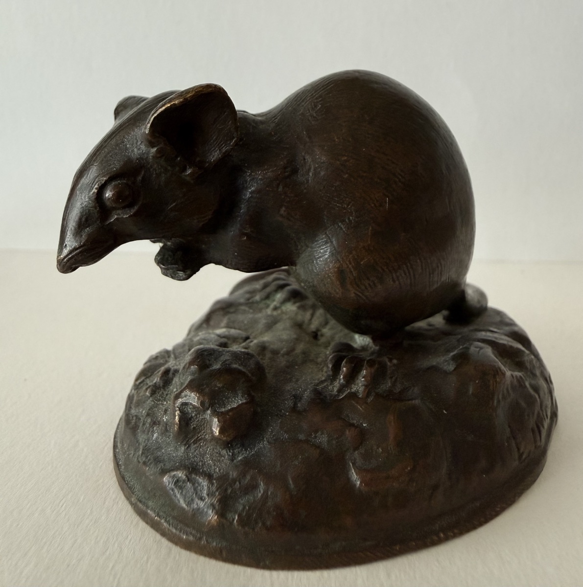 Le mulot , petit sujet en bronze-photo-7