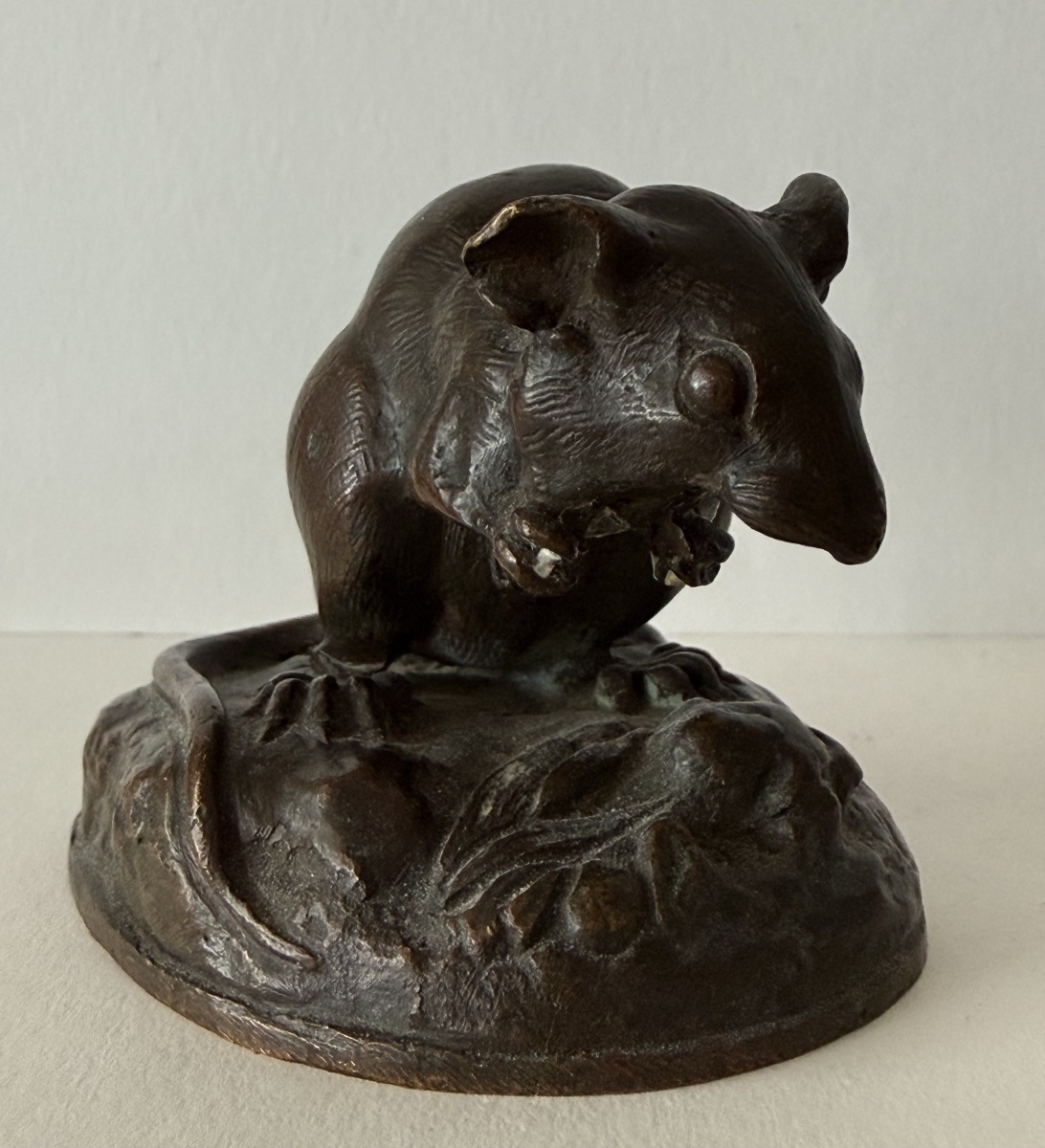 Le mulot , petit sujet en bronze-photo-6