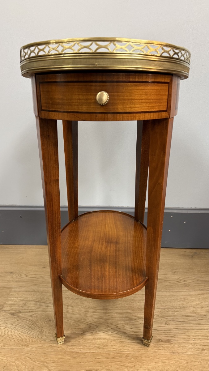 Table bouillotte de forme ovale-photo-4