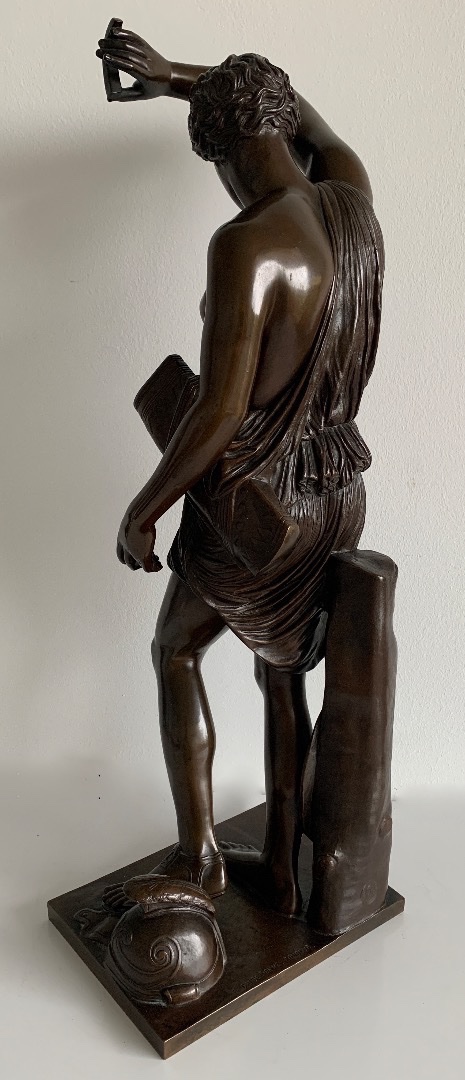 Amazone Blessée sculpture en bronze , fondeur Barbedienne-photo-8