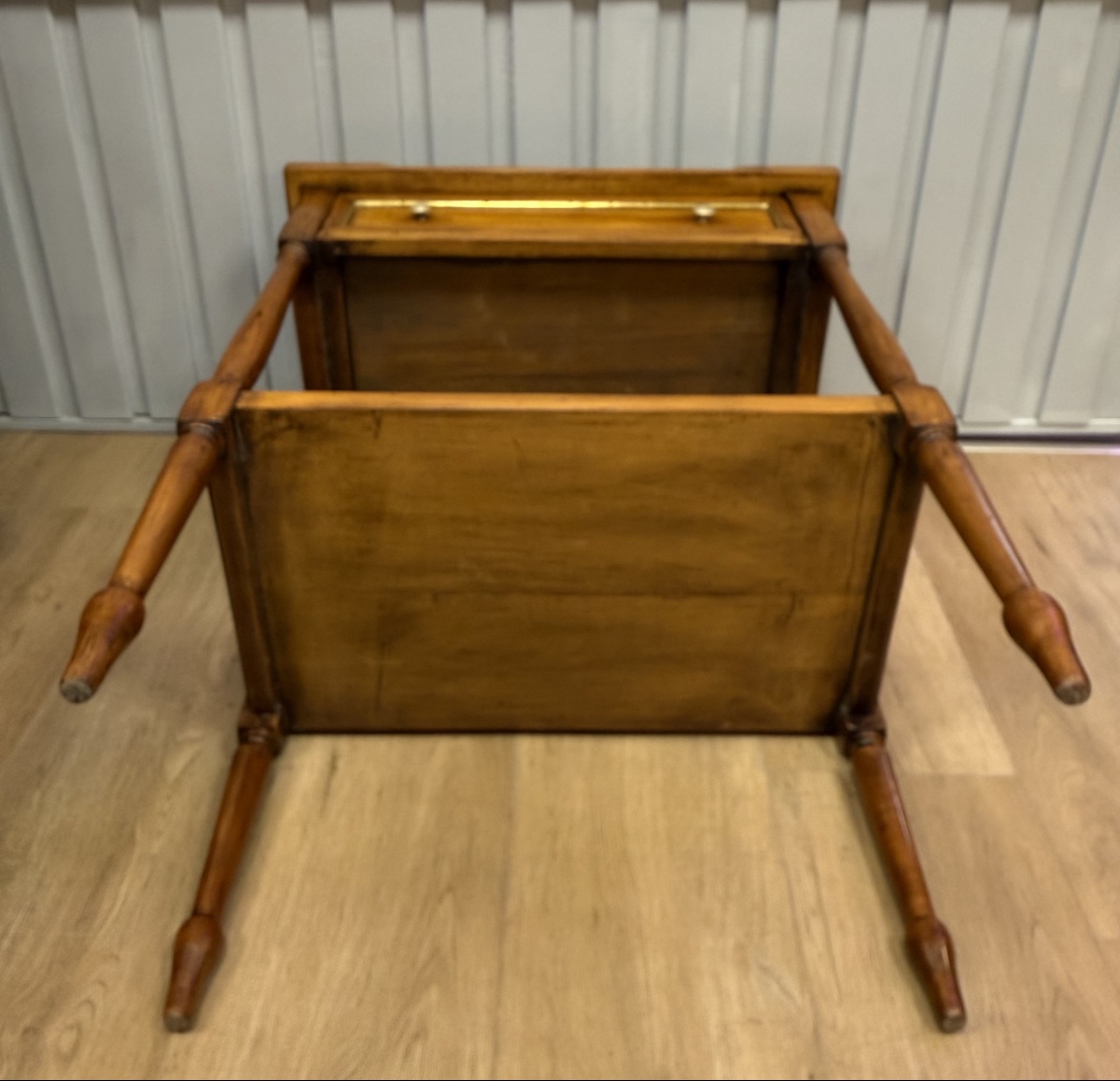 Side Table Made Of Cherry Wood-photo-2