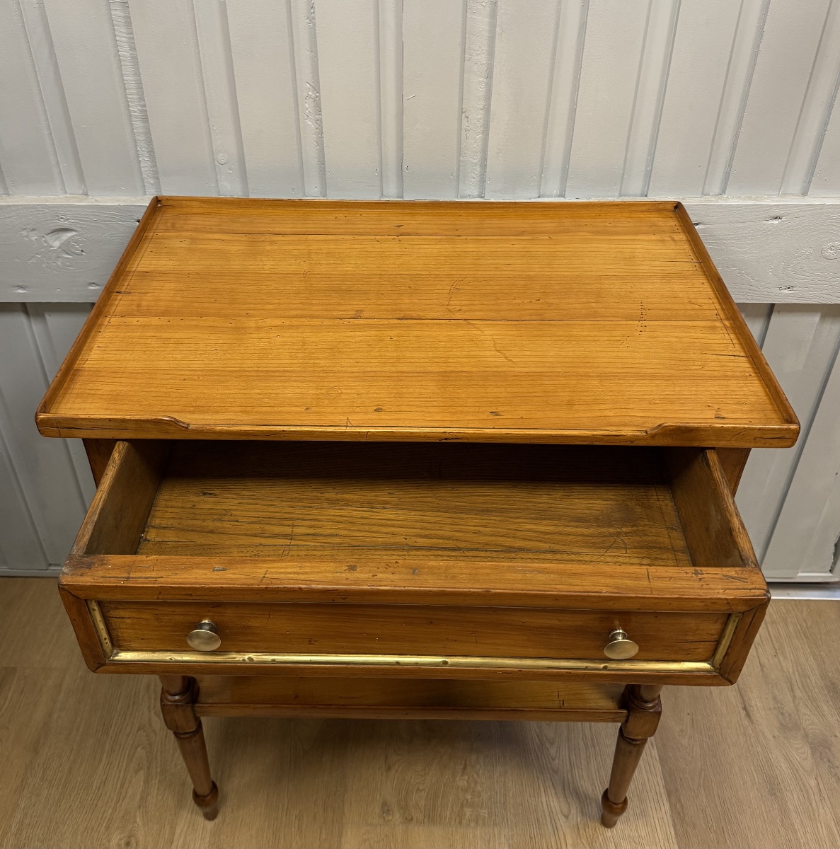 Side Table Made Of Cherry Wood-photo-4
