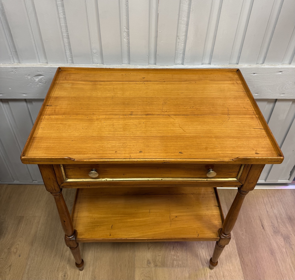 Side Table Made Of Cherry Wood-photo-6