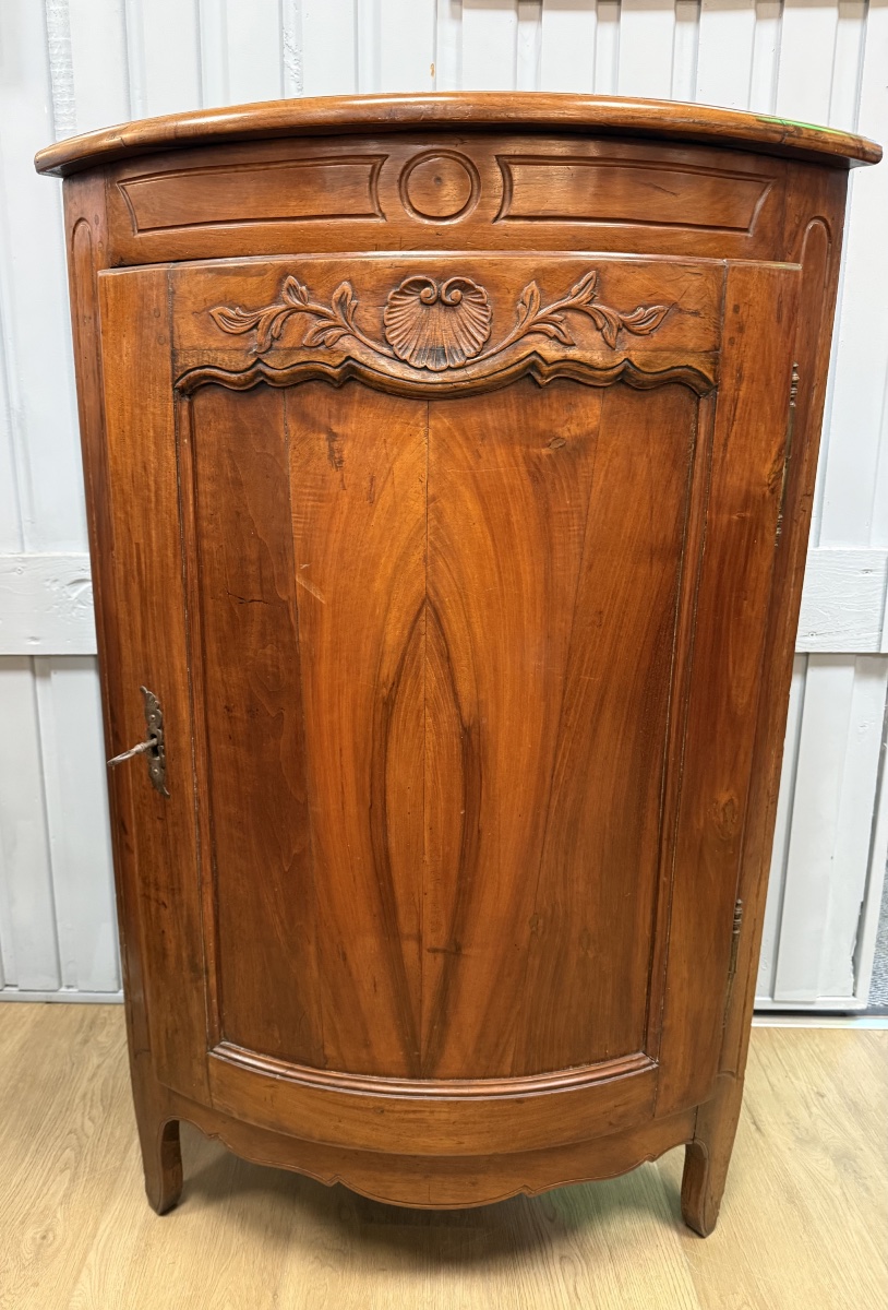 Encoignure en noyer de style Louis XV -photo-5