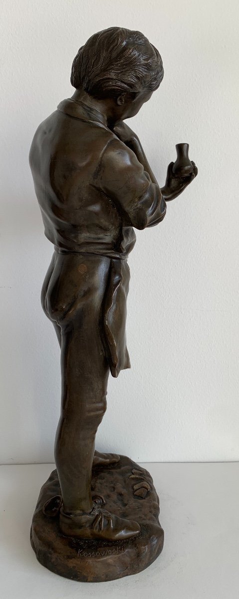 Le Potier , Sculpture En Bronze -photo-2