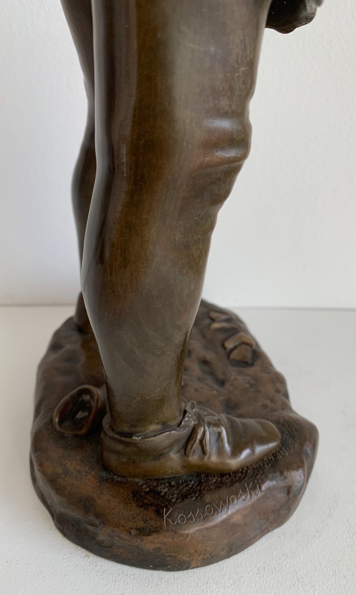 Le Potier , Sculpture En Bronze -photo-8