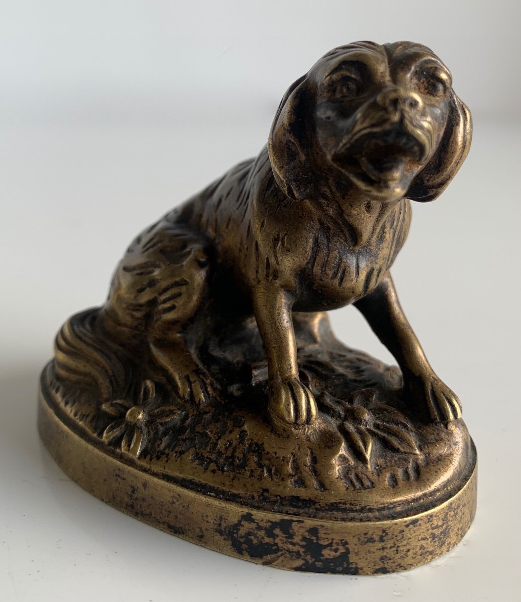 Bronze Subject Representing A Dog