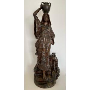 The Water Carrier, Orientalist Bronze