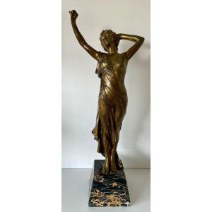 Le Réveil , Sculpture En Bronze