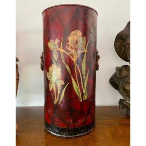 Umbrella Stand In Painted Sheet Metal