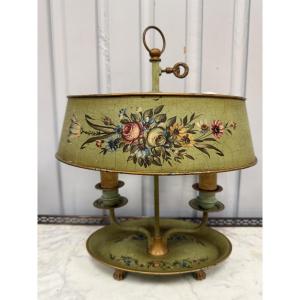 Lampe bouillotte en tôle peinte