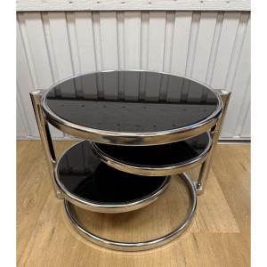 Chrome Metal Coffee Table