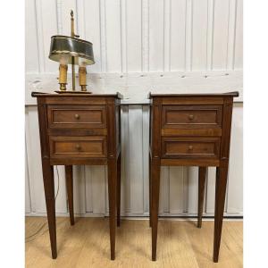 Pair Of Louis XVI-style Nightstands