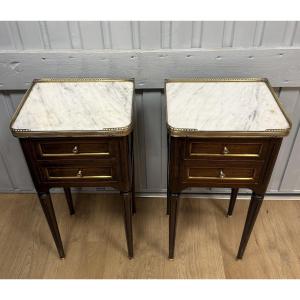 Pair Of Mahogany Nightstands