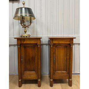 Pair Of Empire-style Nightstands