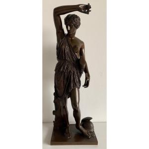 Amazone Blessée , Sculpture en bronze ,  Fondeur Barbedienne 