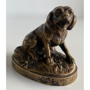 Bronze Subject Representing A Dog