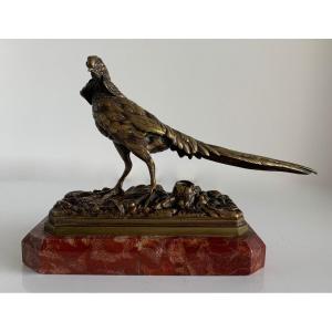 Bronze Subject Representing A Pheasant 