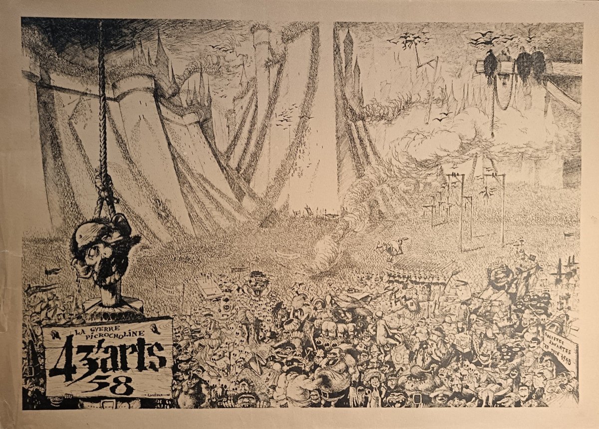 Poster Of The 1958 4z'arts Ball