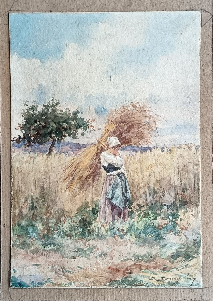 Bourgoin Marie-désiré - Watercolor -photo-3