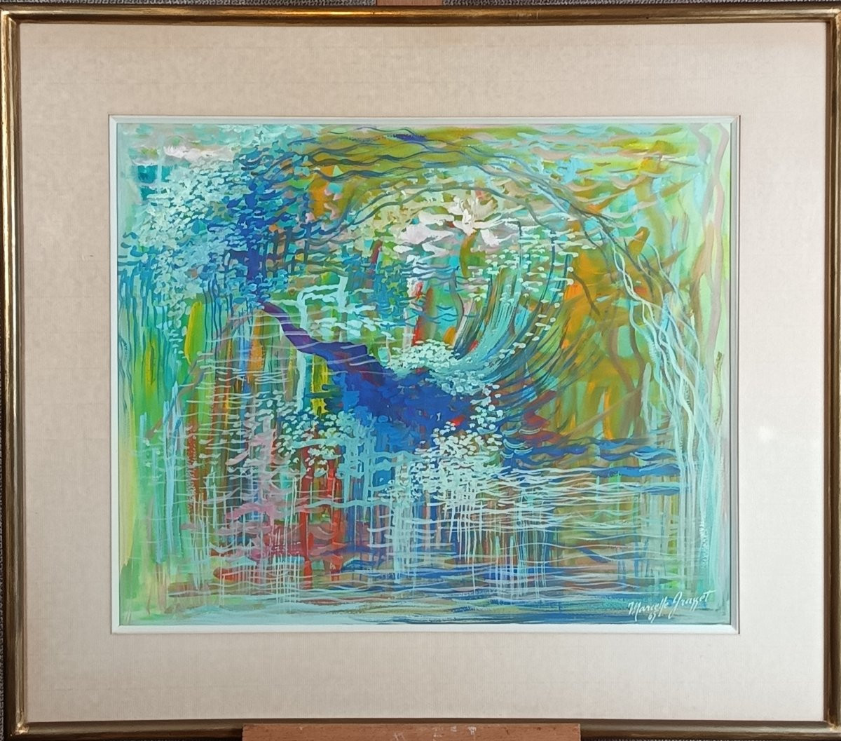 Paysage abstrait de Marcelle Grasset, 1965-photo-3