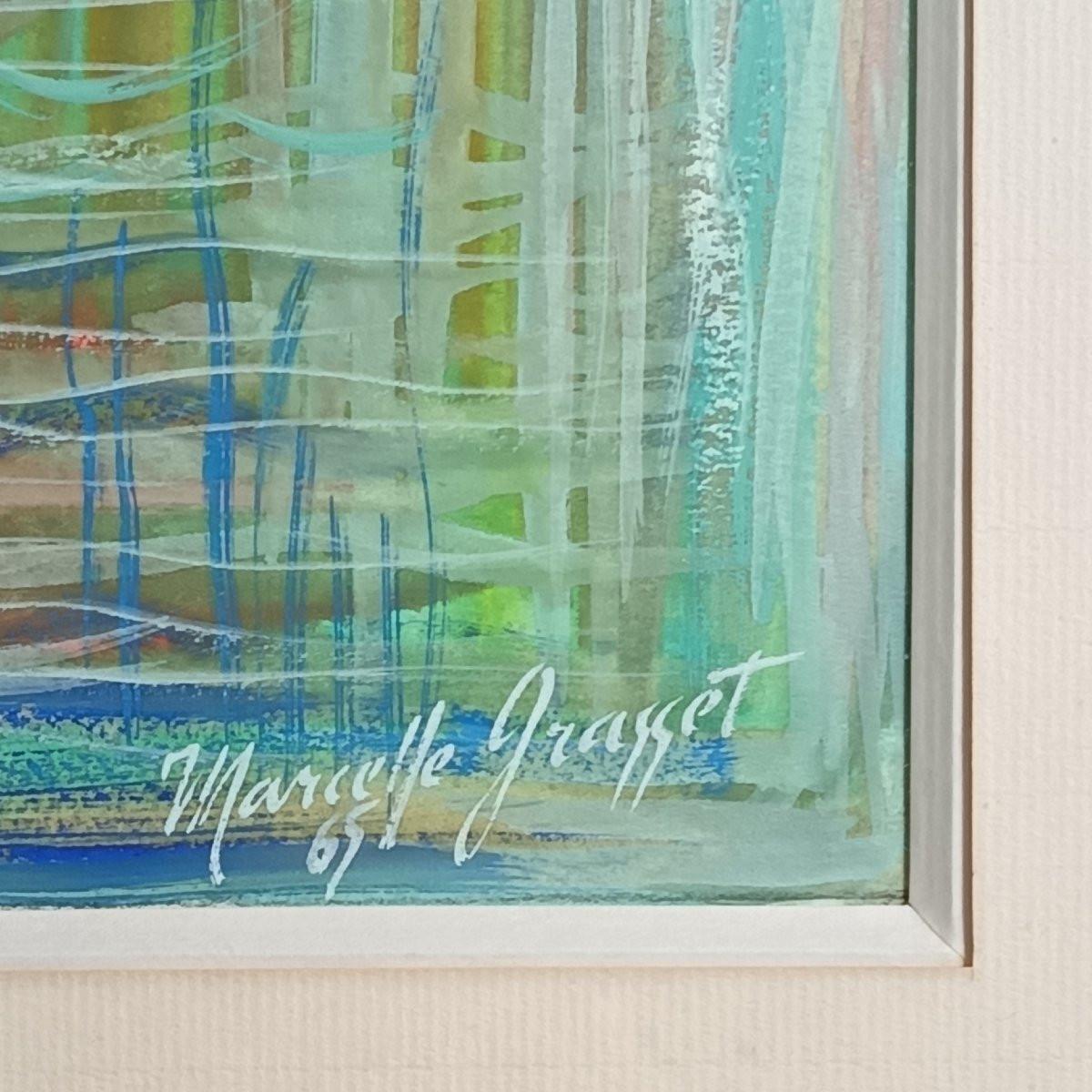 Paysage abstrait de Marcelle Grasset, 1965-photo-4