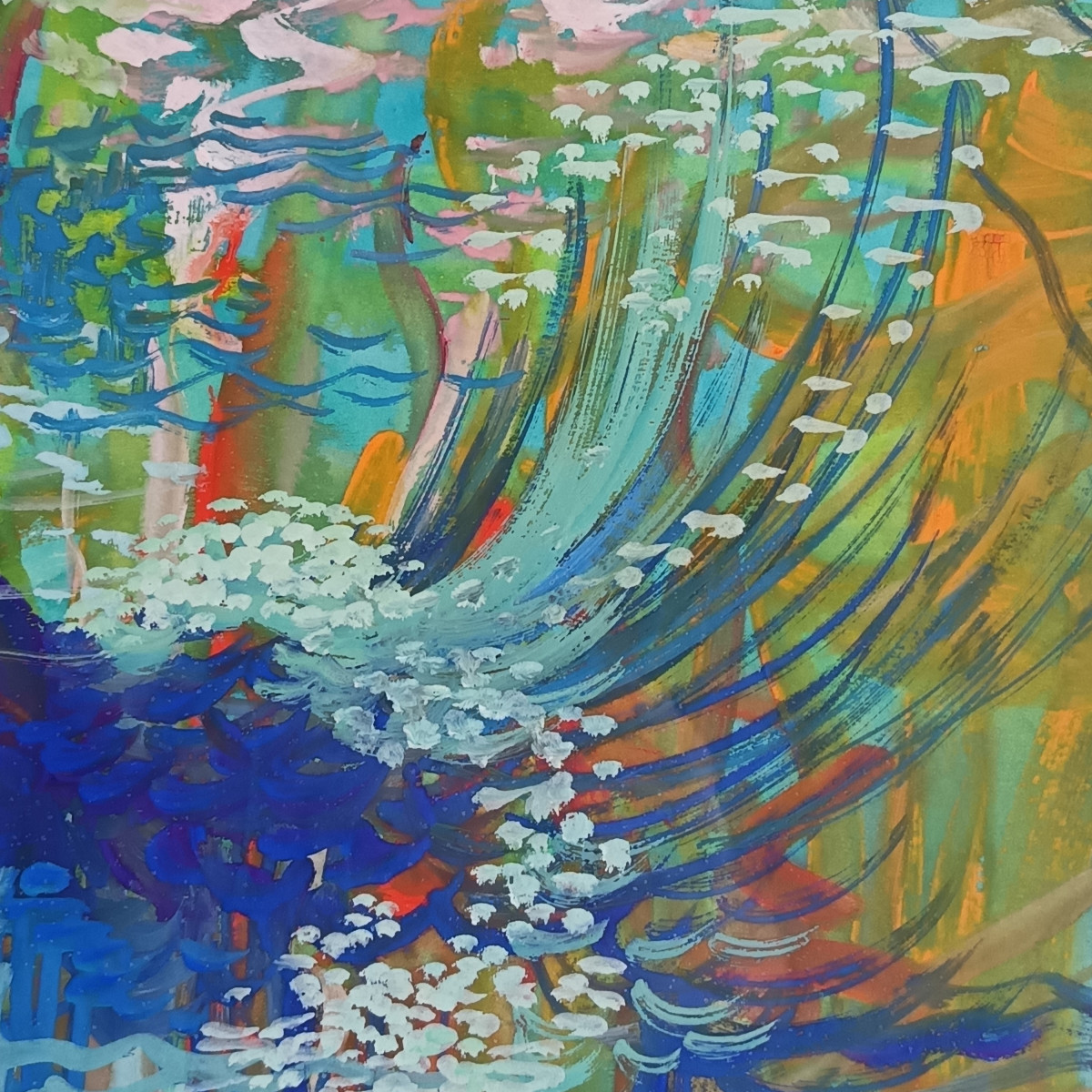 Paysage abstrait de Marcelle Grasset, 1965