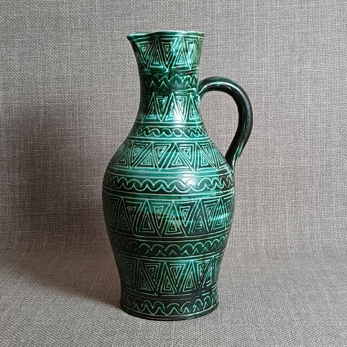 Large Vase By Robert Picault, Circa 1950-photo-1