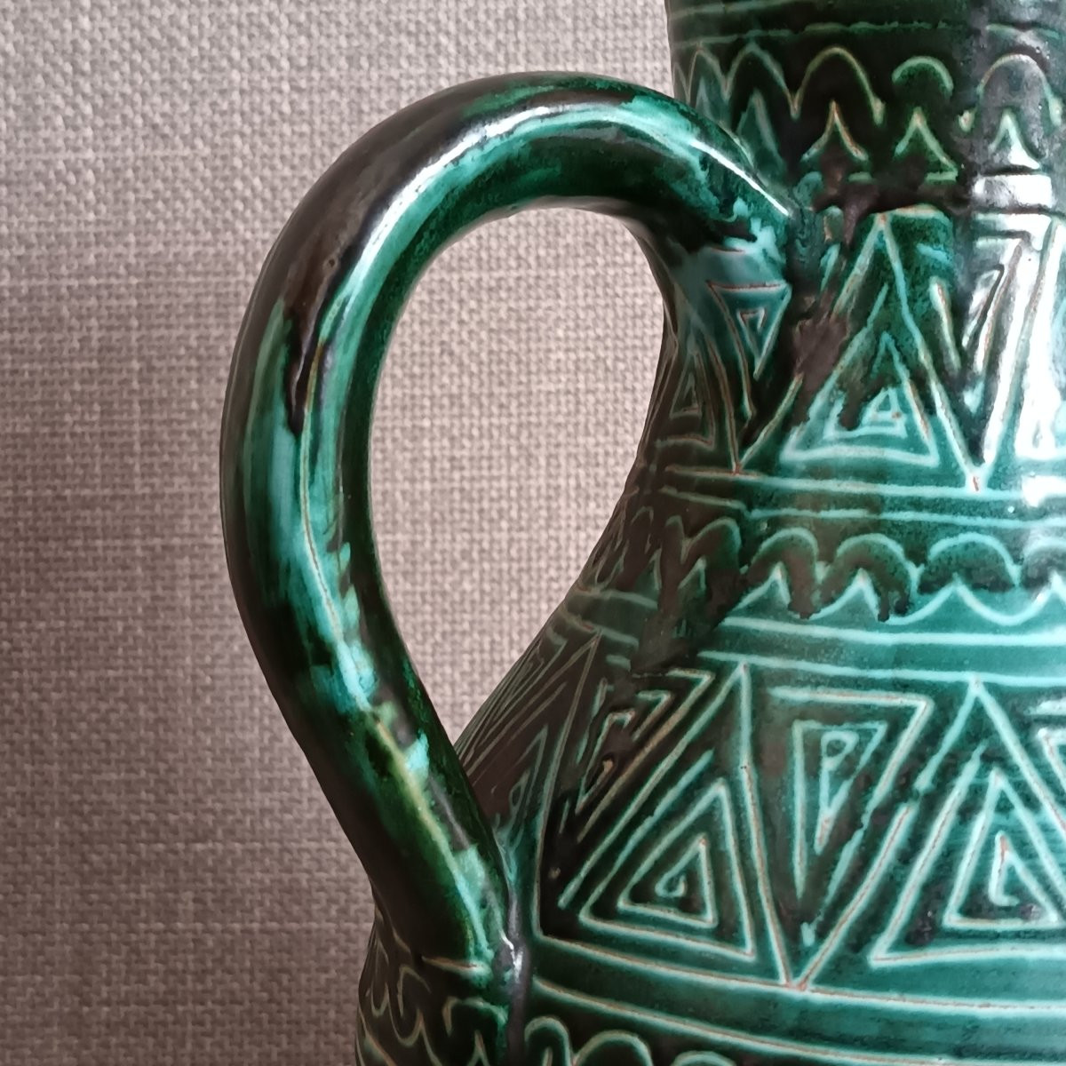 Large Vase By Robert Picault, Circa 1950-photo-6