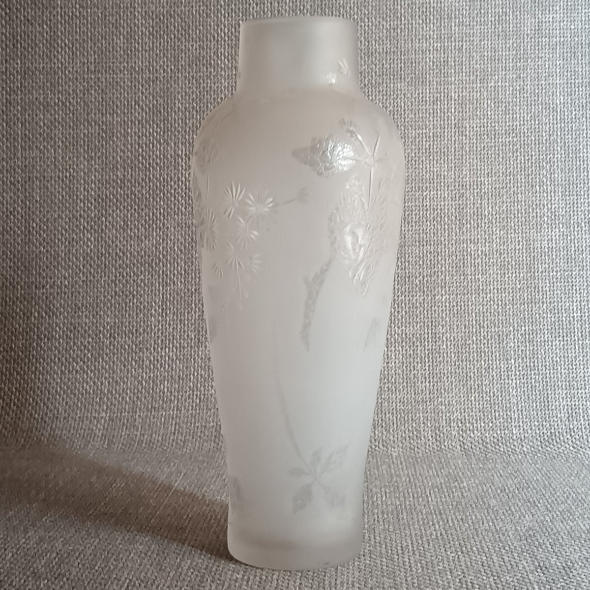 Vase With Thistles By Jules Habert-dys, Circa 1900-photo-3