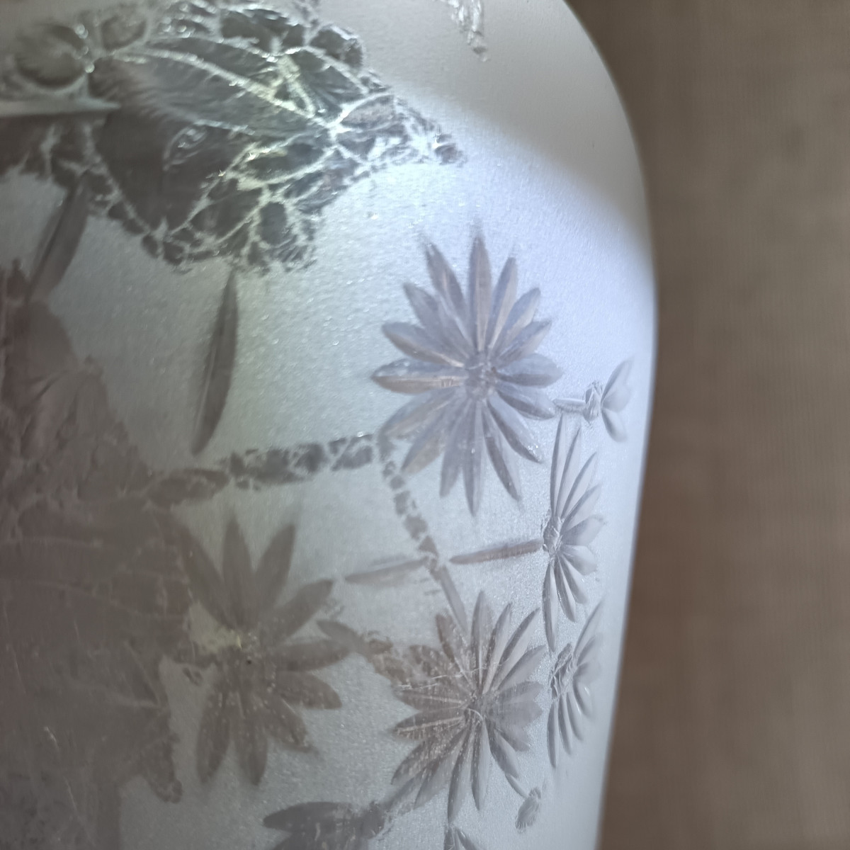 Vase With Thistles By Jules Habert-dys, Circa 1900