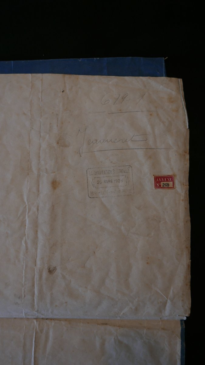 Autograph By Pierre Jeanneret, 1926-photo-4