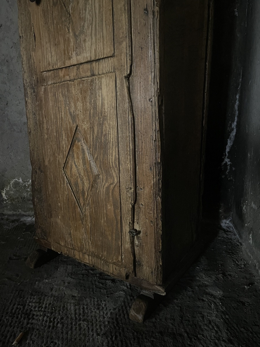 Folk Art Spanish Rustic Cabinet-photo-2