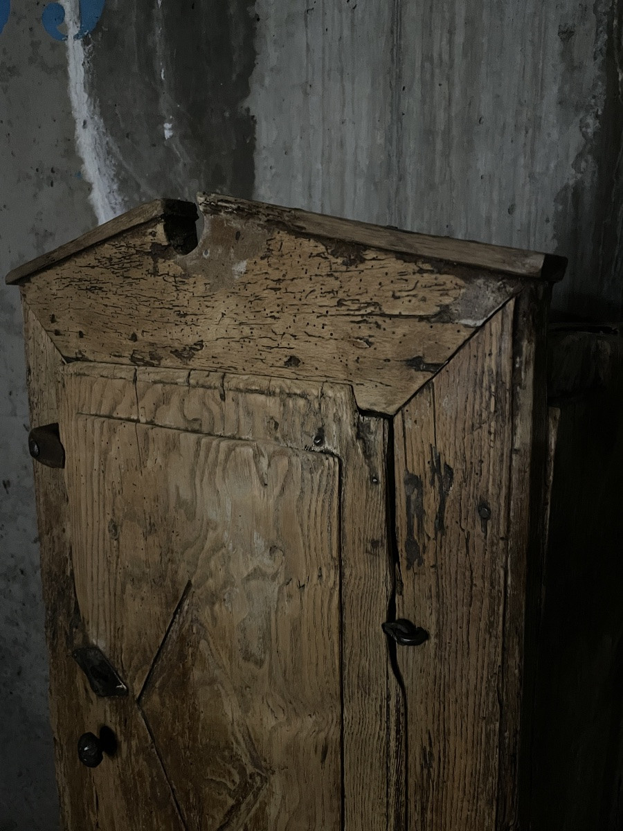 Folk Art Spanish Rustic Cabinet-photo-3