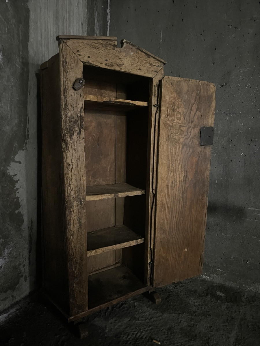 Folk Art Spanish Rustic Cabinet-photo-5