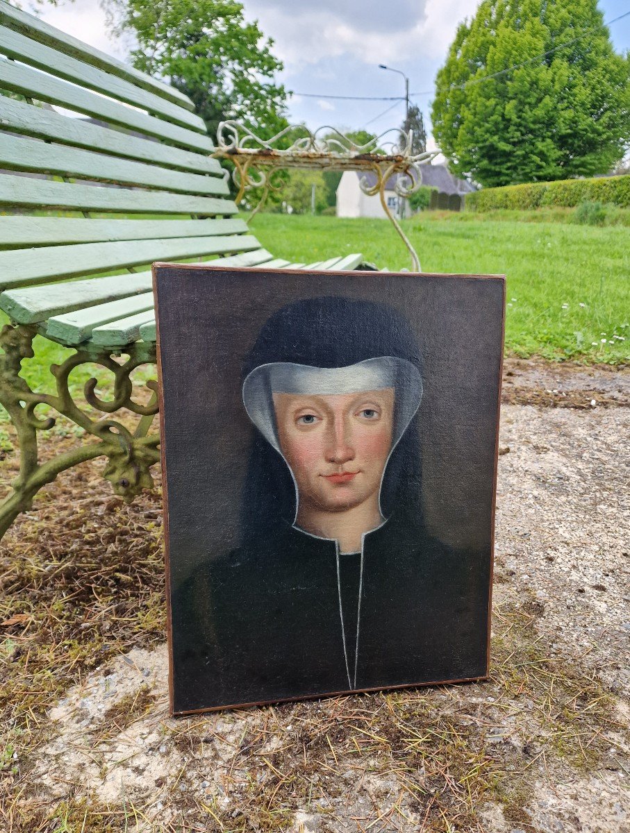 Portrait De Femme Religieuse Du Moyen âge -photo-2