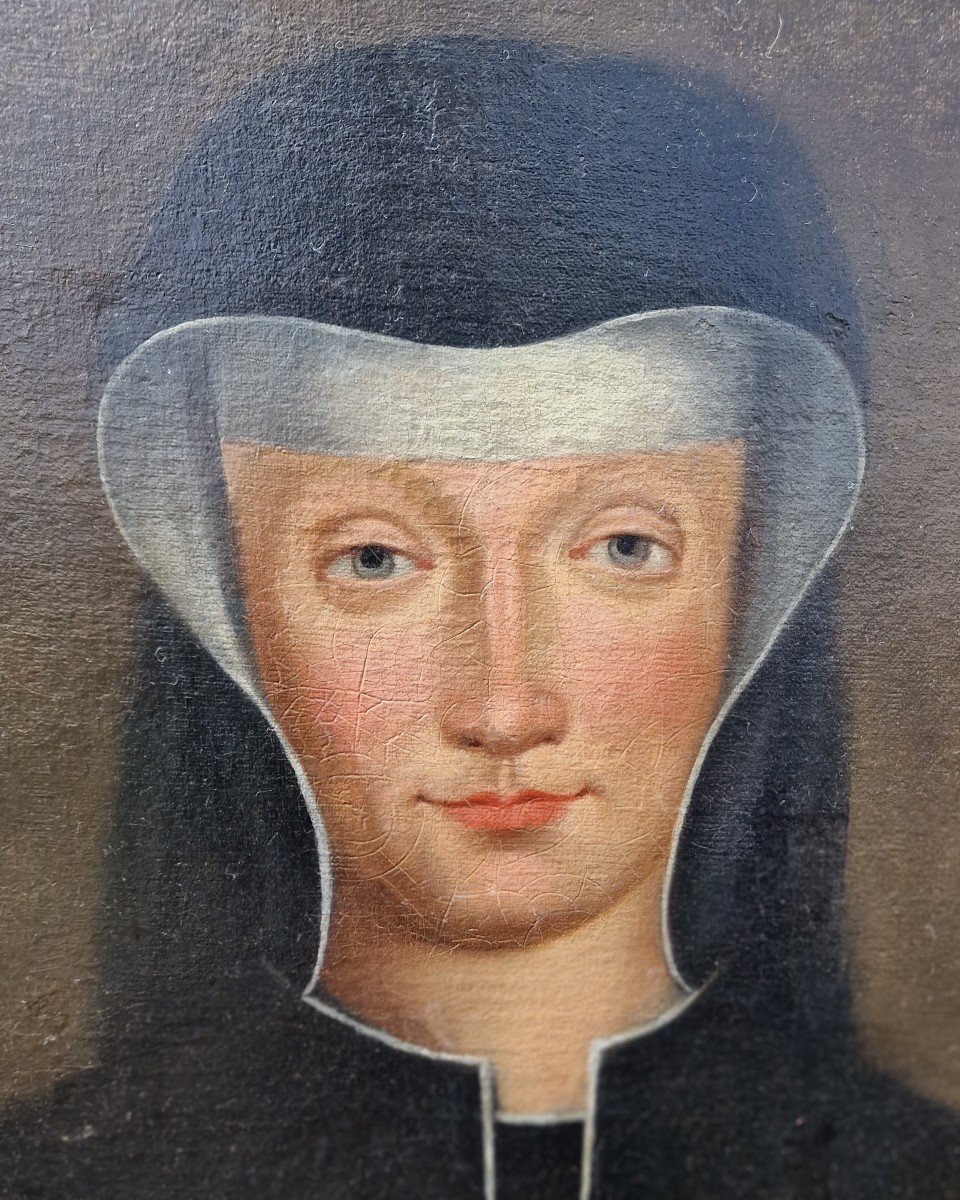 Portrait De Femme Religieuse Du Moyen âge -photo-4