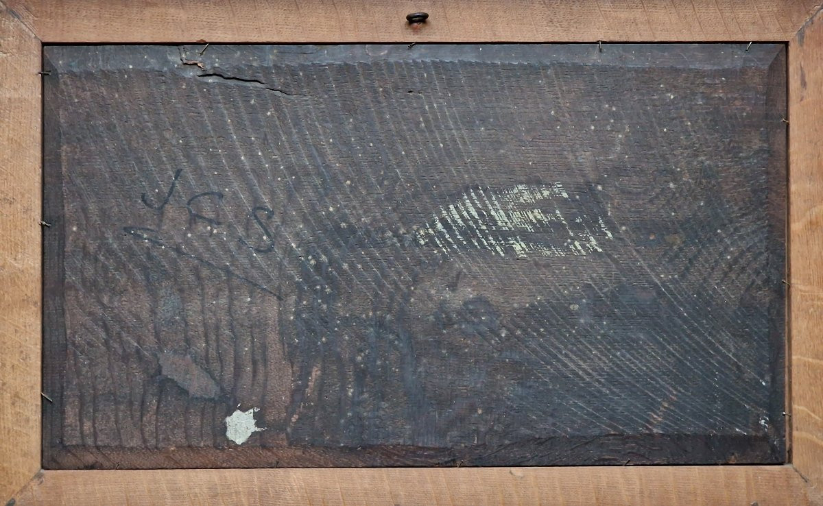 Painting Of A Hunting Scene By Tristan Lacroix, Dogs Resting At The Edge Of A Forest, Hunting-photo-5