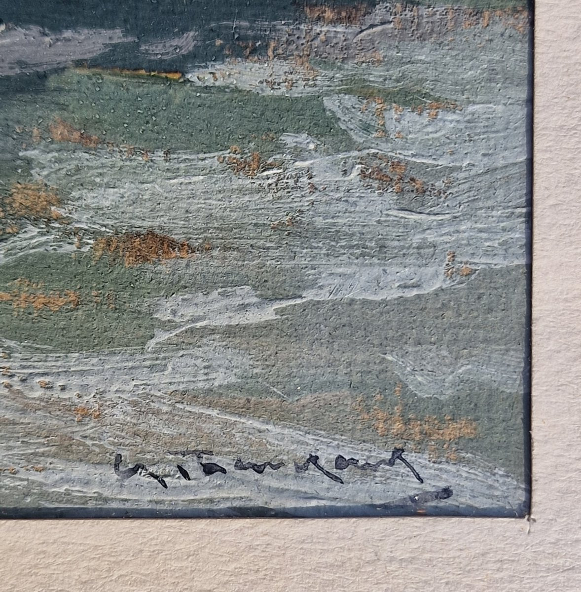 Tableau bateaux de pêche le Pouliguen en 1925 par Charles Tranchand (1884-1955)-photo-4