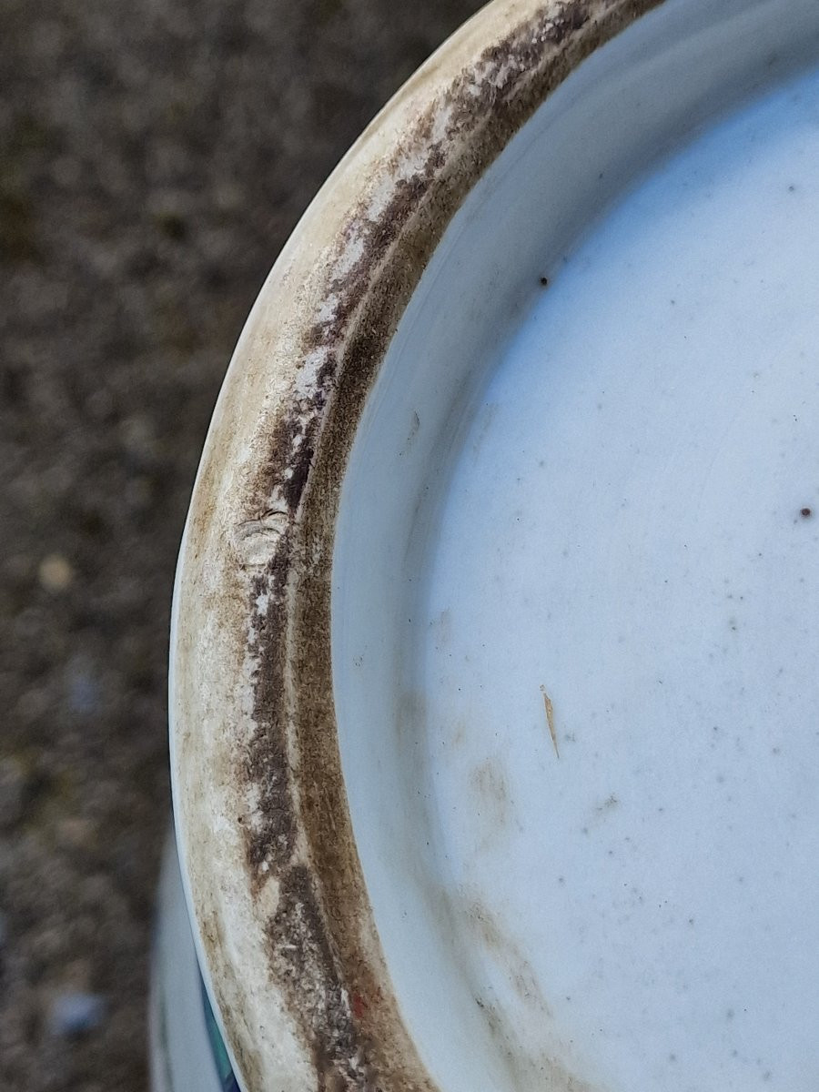 Pair Of Large Chinese Famille Rose Porcelain Vases, Jiaqing Brand.-photo-6