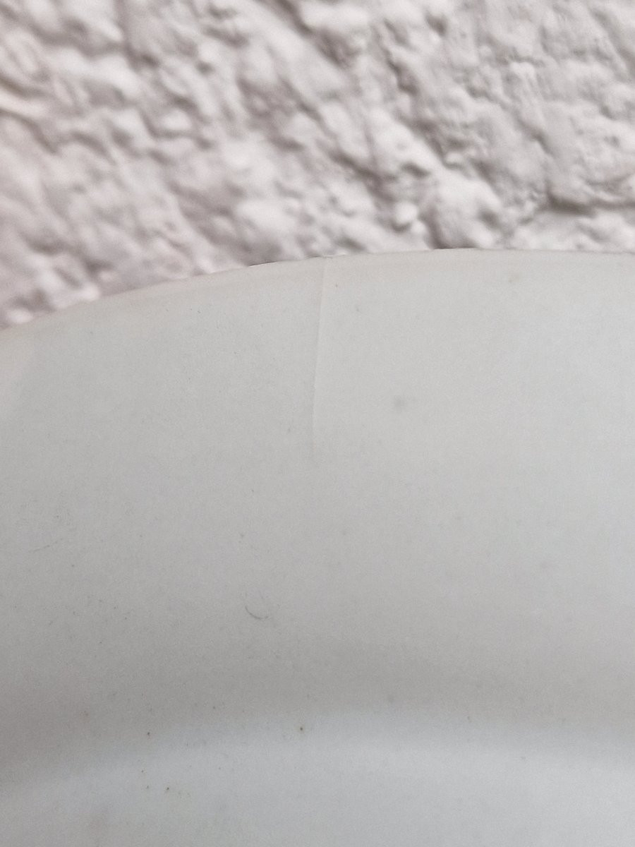 Paire d'assiettes chinoises en porcelaine de canton famille verte décors palais et lettré-photo-5