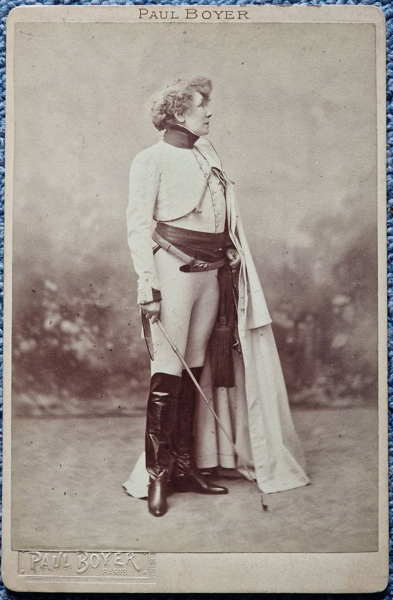 Lot de 5 photographies de Sarah Bernhardt actrice de théâtre par Lafayette et Paul Boyer Paris-photo-2
