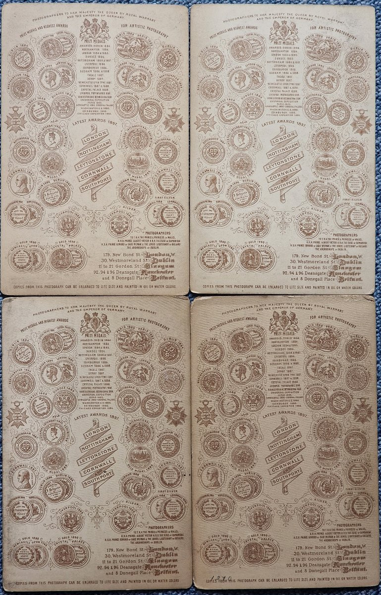 Lot de 5 photographies de Sarah Bernhardt actrice de théâtre par Lafayette et Paul Boyer Paris-photo-4