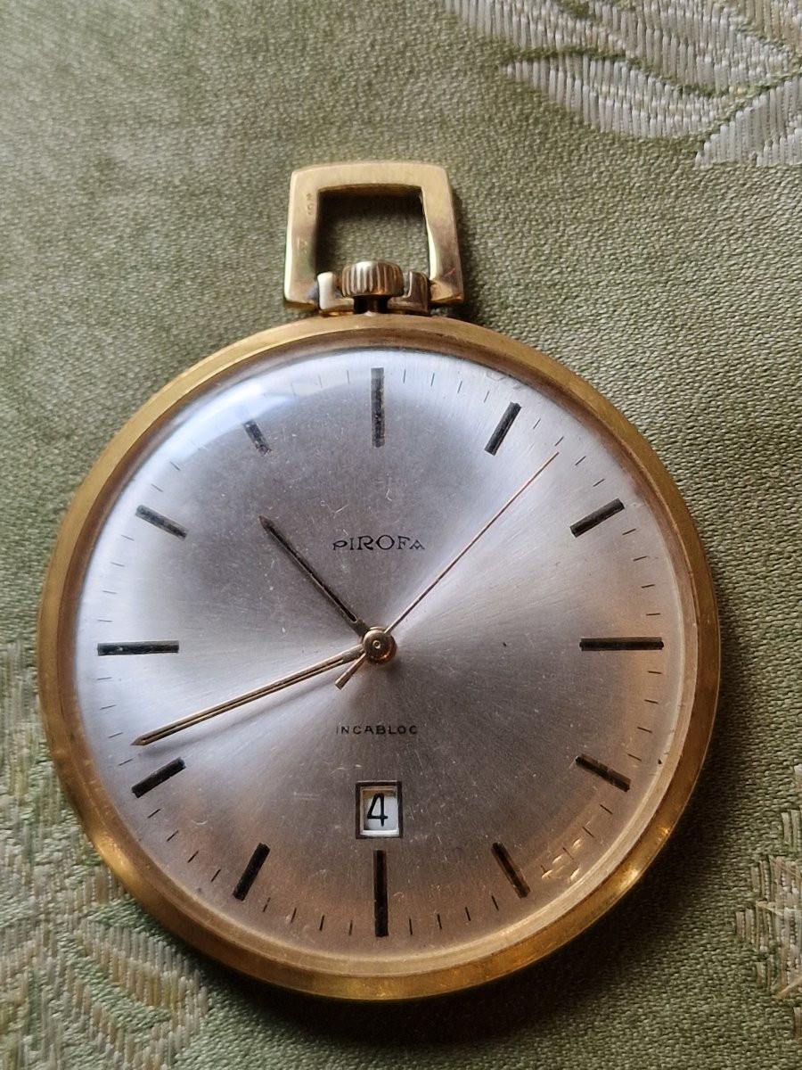 Lot de montres gousset dont chemins de fer de marque Pirofa, JYB, Ambre et Claude Helier Paris-photo-4