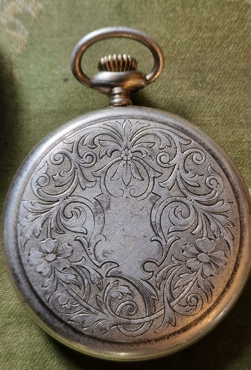 Lot de montres gousset dont chemins de fer de marque Pirofa, JYB, Ambre et Claude Helier Paris-photo-6