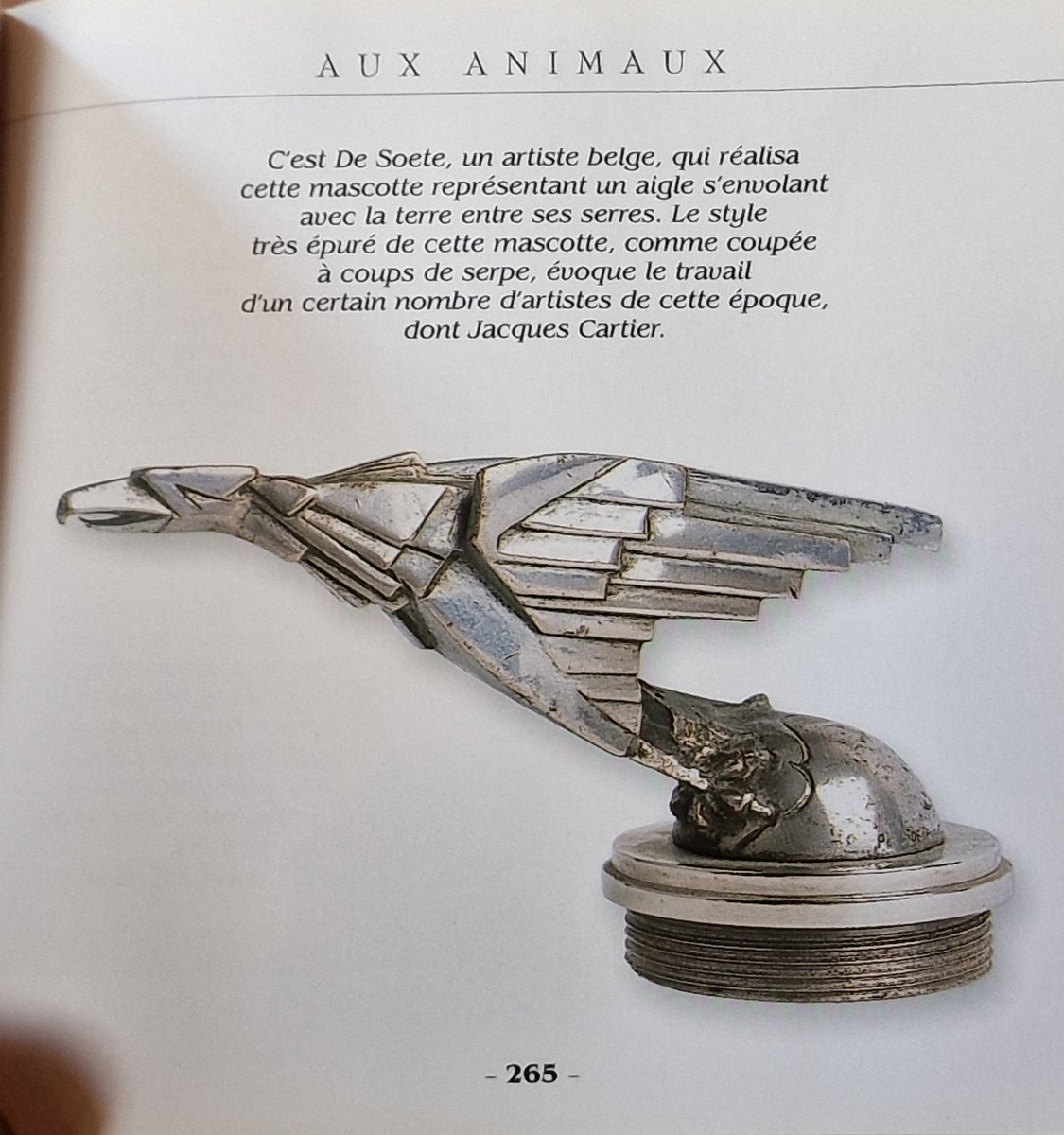 Radiator Cap Mascot By Pierre De Soete: A Soaring Eagle, Ford, In Art Deco-style Bronze -photo-7