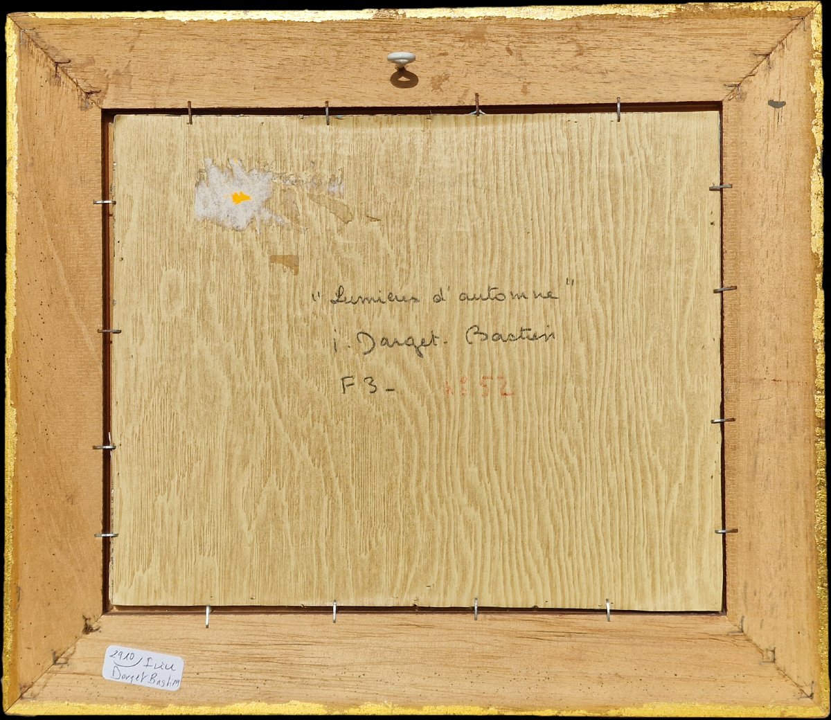 Tableau art naïf par Irène Darget Bastien  "lumières d'automne"-photo-2