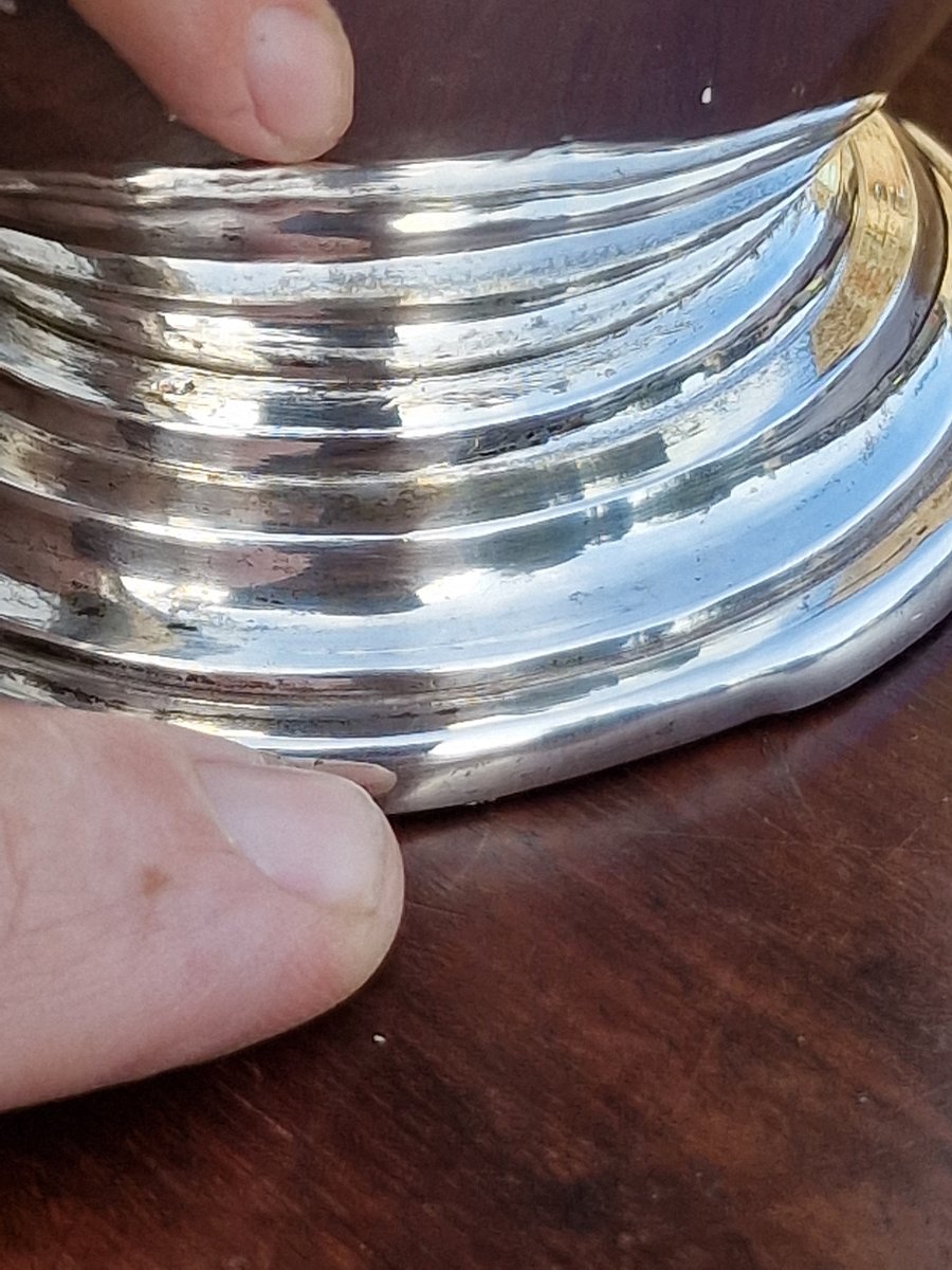 Vase balustre en argent massif Perse Iran zolotnik 84 -photo-6